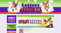 Desktop Screenshot of lettersfromus.com