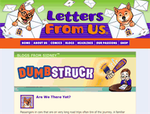 Tablet Screenshot of lettersfromus.com